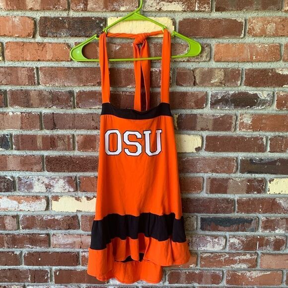 🧡OSU Halter Dress🧡 medium - Picture 2 of 7